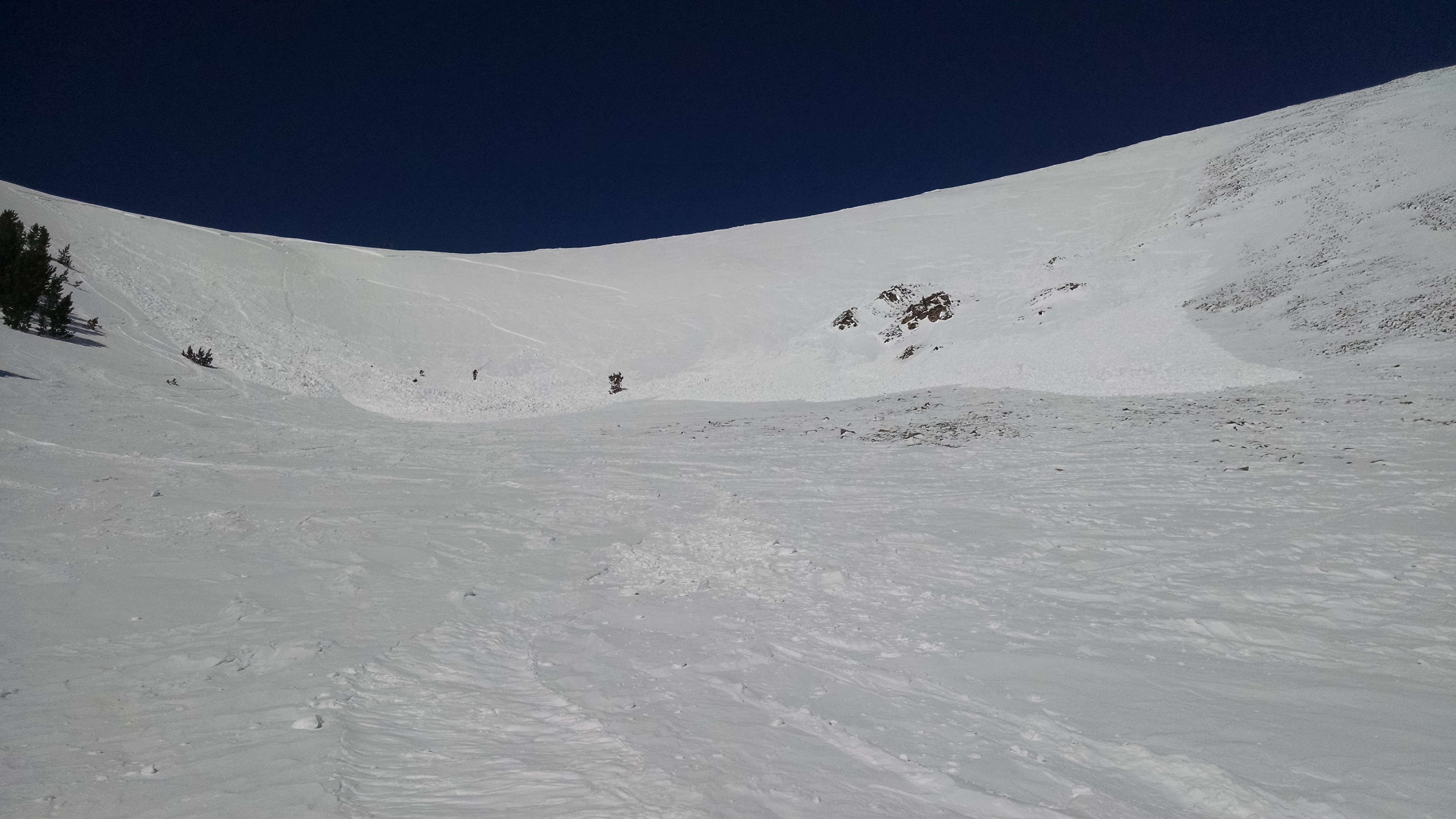 Wyoming Bowl Avalanche near Big Sky