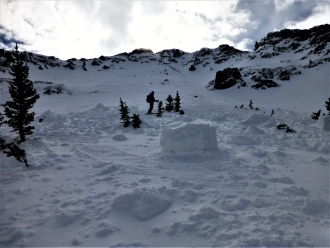 Avalanche Debris, Mt Blackmore 